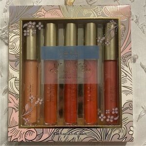 Nicole Miller Lip Gloss Collection - Pink and Orange Shades set of 5 NWT